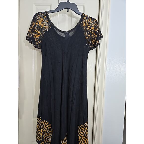 Beautiful Royal Moda Dress Embroidered Boho Size M/L SEE MEASUREMENTS VTG - Picture 2 of 7